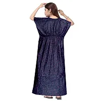 Stylish Embellished rich long Printed nightwear Combo Pack of 2-thumb2