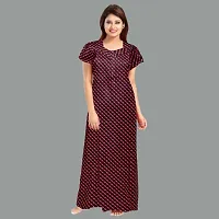 Stylish Cotton Nightdress For Women Pack Of 2-thumb3