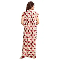 JVSP 100% Cotton Nighty for Women || Full Length Printed Nighty/Maxi/Night Gown/Night Dress/Nightwear Inner  Sleepwear for Women's (Combo Pack of 2)-thumb4