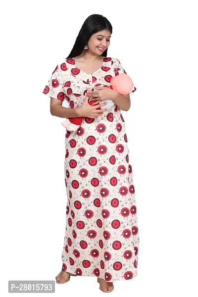 Women Printed Feeding Nighty For Maternity Wear In Amazing Colors And Best Fabric Pack Of 2-thumb4