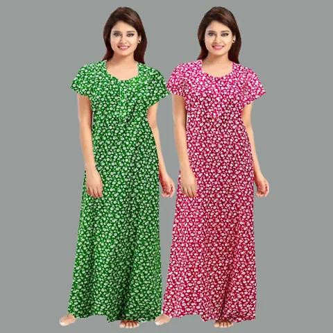 Stylish Nightdress For Women Pack Of 2