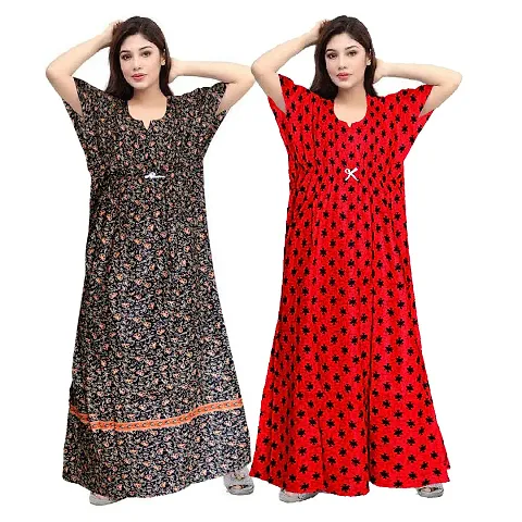 Stylish Nightdress For Women Pack Of 2