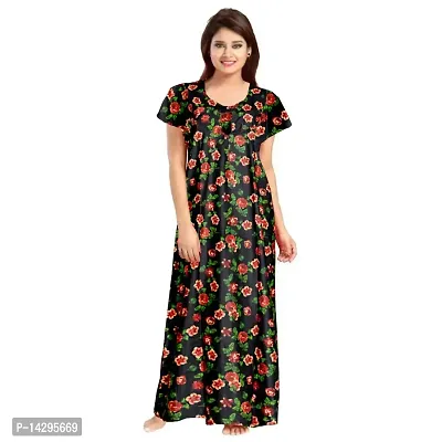 Nandini Ladies 100% Cotton Jaipuri Hand Prints Nighty and Nightdresses Nighty (Combo Pack of 2 Pcs)-thumb4