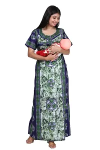 Women Printed Feeding Nighty For Maternity Wear In Amazing Colors And Best Fabric Pack Of 2-thumb3