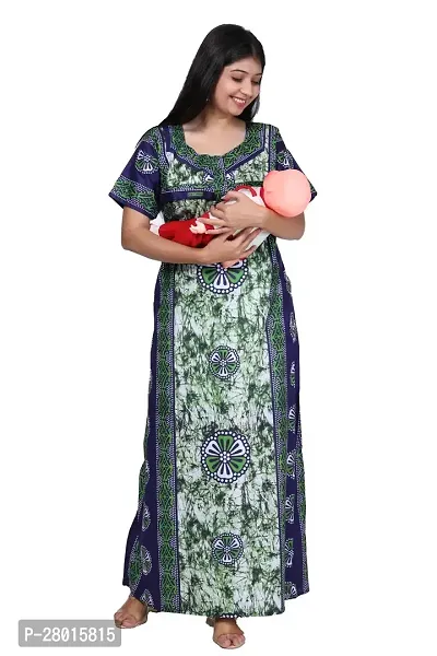 Women Printed Feeding Nighty For Maternity Wear In Amazing Colors And Best Fabric Pack Of 2-thumb4