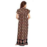 JVSP 100% Cotton Nighty for Women || Maxi Length Printed Nighty/Maxi/Night Gown/Night Dress/Nightwear Inner  Sleepwear for Women's (Combo Pack of 2)-thumb4