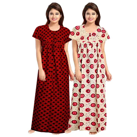 Stylish Nightdress For Women Pack Of 2