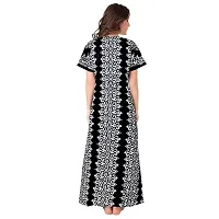 JVSP 100% Cotton Nighty for Women || Full Length Printed Nighty/Maxi/Night Gown/Night Dress/Nightwear Inner  Sleepwear for Women's (Combo Pack of 2)-thumb2