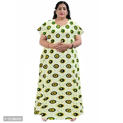 Stylish Fancy Cotton Printed Nighty For Women