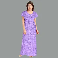 Stylish Cotton Nightdress For Women Pack Of 2-thumb3