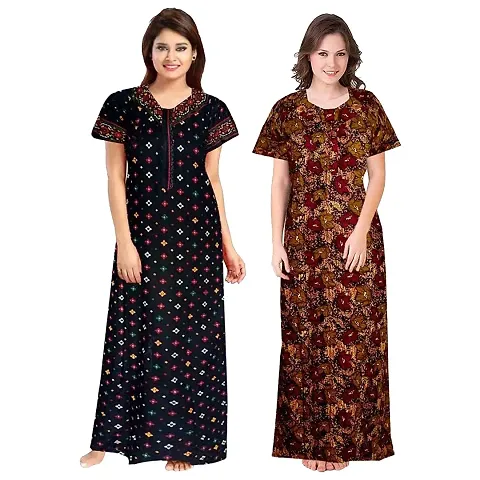 Stylish Nightdress For Women Pack Of 2