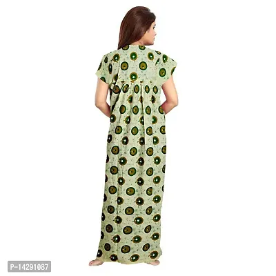 Mudrika Cotton Printed Comfortable Maternity Sleepwear Maxi Nighty Combo-thumb3