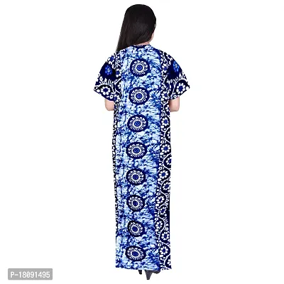 Stylish Embellished rich long Printed nightwear Combo Pack of 2-thumb5