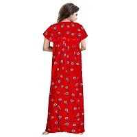 JVSP Women's Pure Cotton Printed Attractive Maxi Maternity Wear Comfortable Nightdresses ( Combo Pack of 2 PCs.)-thumb4