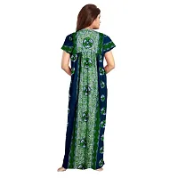 Stylish Embellished rich long Printed nightwear Combo Pack of 2-thumb4