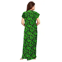 Women's Cotton Embellished Maxi Night Gown (MAX6973 XXL_Multicolor)-thumb1