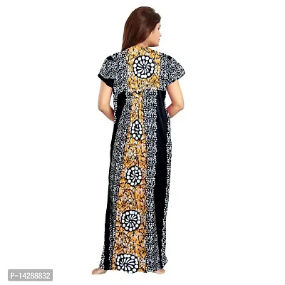 JVSP Women's Cotton Printed Attractive Maternity Wear Comfortable Maxi Nightdresses ( Combo Pack of 2 PCs.)-thumb5