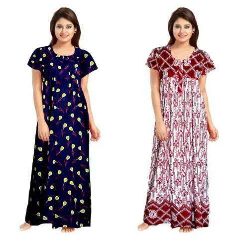 Best Selling pure cotton nighties & nightdresses Women's Nightwear 