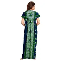 JVSP 100% Cotton Nighty for Women || Long Length Printed Nighty/Maxi/Night Gown/Night Dress/Nightwear Inner  Sleepwear for Women's (Combo Pack of 2)-thumb4