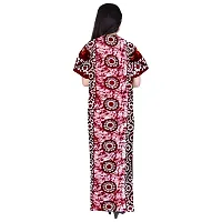 Stylish Embellished rich long Printed nightwear Combo Pack of 2-thumb4