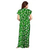 JVSP Women's 100% Cotton Printed Regular Maxi Maternity Wear Sleepwear Nightdresses ( Pack of 2 PCs.)-thumb4