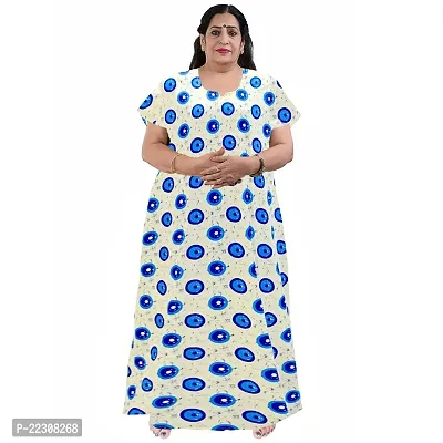 Stylish Fancy Cotton Printed Nighty For Women