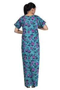 Women Printed Feeding Nighty For Maternity Wear In Amazing Colors And Best Fabric Pack Of 2-thumb2