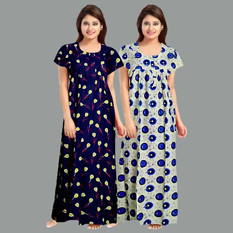 Stylish Nightdress For Women Pack Of 2