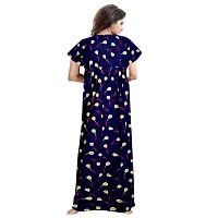 JVSP Women's Pure Cotton Printed Attractive Maxi Maternity Wear Comfortable Nightdresses ( Combo Pack of 2 PCs.)-thumb4