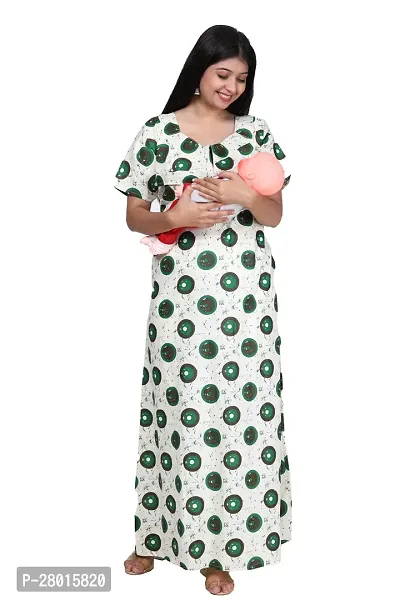 Women Printed Feeding Nighty For Maternity Wear In Amazing Colors And Best Fabric Pack Of 2-thumb4