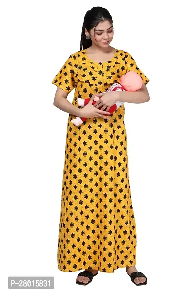 Women Printed Feeding Nighty For Maternity Wear In Amazing Colors And Best Fabric Pack Of 2-thumb4