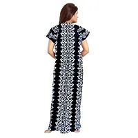 JVSP 100% Cotton Nighty for Women || Long Length Printed Nighty/Maxi/Night Gown/Night Dress/Nightwear Inner  Sleepwear for Women's (Combo Pack of 2)-thumb2