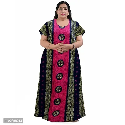 Stylish Fancy Cotton Printed Nighty For Women