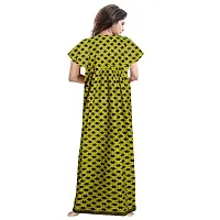 JVSP Women's 100% Cotton Printed Attractive Maxi Maternity Wear Comfortable Nightdresses ( Combo Pack of 2 PCs.)-thumb4