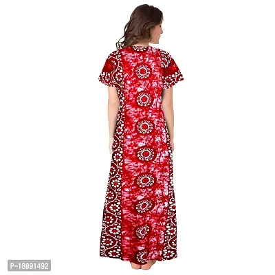 Stylish Embellished rich long Printed nightwear Combo Pack of 2-thumb3