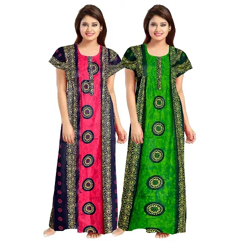 Stylish Nightdress For Women Pack Of 2