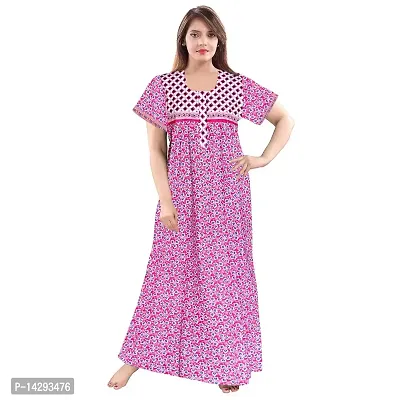 Buy KHUSHI PRINT Women Cotton Nighty, Gown, Sleepwear, Nightwear