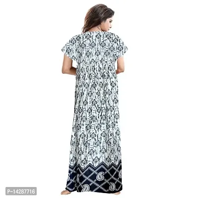 JVSP Women's 100% Cotton Printed Attractive Maxi Maternity Wear Comfortable Nightdresses ( Combo Pack of 2 PCs.)-thumb5