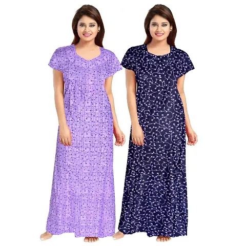 Stylish Nightdress For Women Pack Of 2