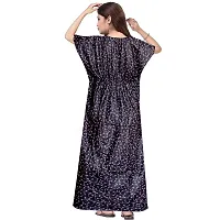 Stylish Embellished rich long Printed nightwear Combo Pack of 2-thumb4