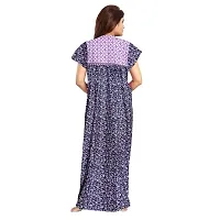 Elegant Multicoloured Cotton Printed Nighty For Women Combo Pack Of 2-thumb3