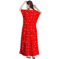 Stylish Embellished rich long Printed nightwear Combo Pack of 2-thumb4