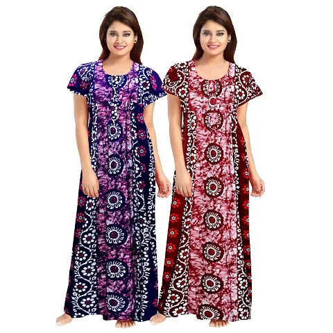 Stylish Nightdress For Women Pack Of 2