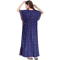 Lorina Women's Fashion Cotton Printed Full Length Maxi Night Gown Maternity Wear Kaftan Maxi Nighty (Combo Pack of 2)-thumb4