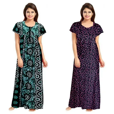 Best Selling pure cotton nighties & nightdresses Women's Nightwear 