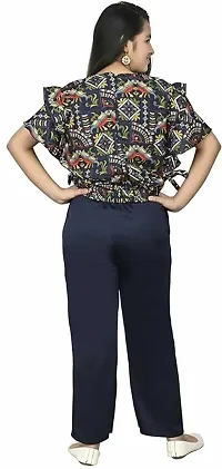 Girls Cotton Blend Top And Trouser-thumb1