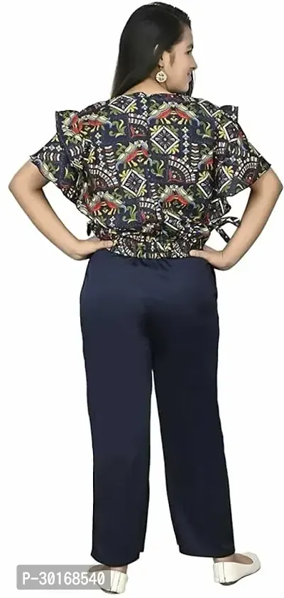 Girls Cotton Blend Top And Trouser-thumb2