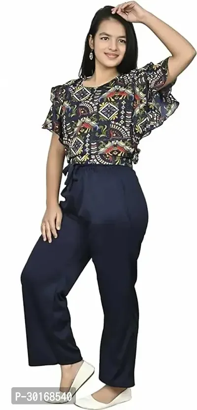 Girls Cotton Blend Top And Trouser-thumb4