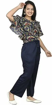 Girls Cotton Blend Top And Trouser-thumb2