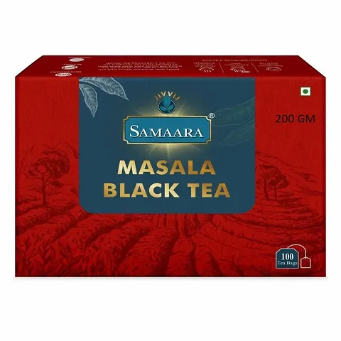 Samaara Masala Black Tea Masala Tea Masala Chai Assam Tea Black Tea 100 Pieces Tea Bags Box Masala Tea Powder 200gm